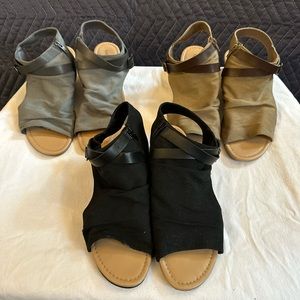 3 Pairs of George Brand Sandals